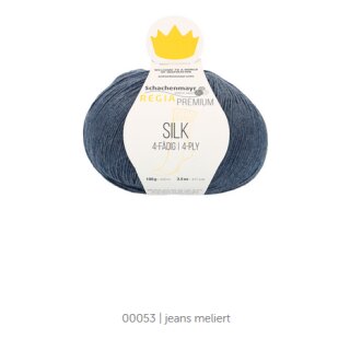 Regia PREMIUM Silk - 4-fädig / 4 ply 053 jeans meliert