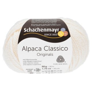 Alpaca Classico 02 wollweiß