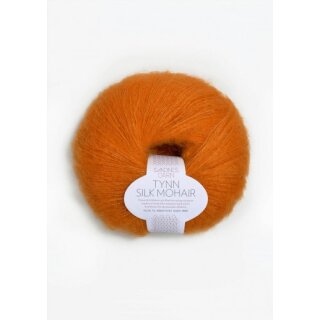 Tynn Silk Mohair 2727 oransje