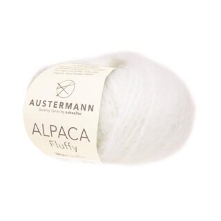 Alpaca Fluffy 0001 wollweiß