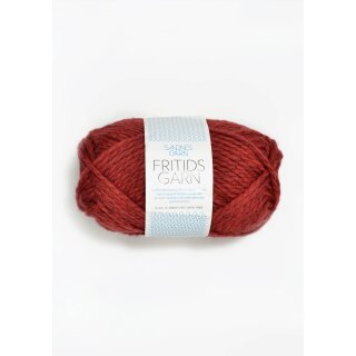 FRITIDSGARN 4236 rødmelert