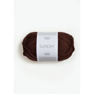 SUNDAY 3072 m&oslash;rk brun