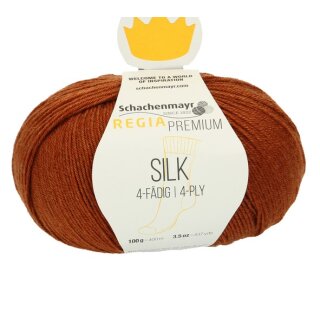 Regia PREMIUM Silk - 4-fädig / 4 ply 085 rostrot