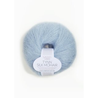 Tynn Silk Mohair 6012  lys bl&aring;