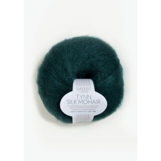 Tynn Silk Mohair 7272 dyp petrol