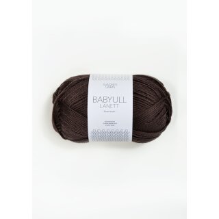 Babyull Lanett 2571 mørk brun