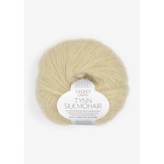 Tynn Silk Mohair 9822 lys chinnon grønn