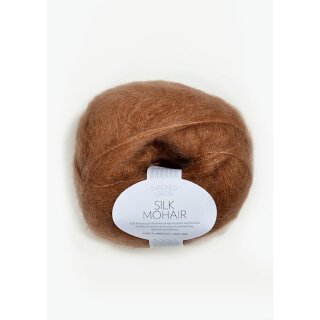 Silk Mohair 2543 brunt sukker