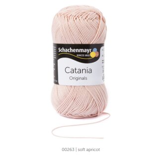 Catania apricot - orange - rot 263 soft apricot