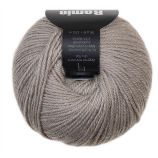 Ramie deluxe Natur von Kopf bis Fuss 406 rauchgrau