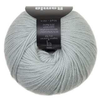 Ramie deluxe Natur von Kopf bis Fuss 412 Nebel
