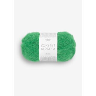 Borstet Alpakka 8236 jellebeangreen