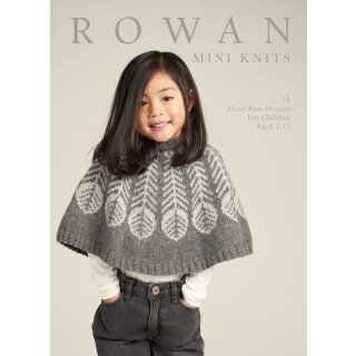 ROWAN Mini Knits 15 Hand Knits Designs for Children Aged 3-12