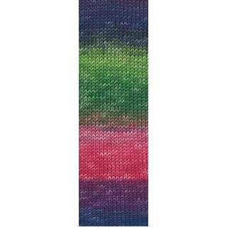 MERINO 120 DÉGRADÉ Superwash 37,0008 rot / blau / grün