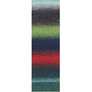 MERINO 120 DÉGRADÉ Superwash 37.0011 mint / bordeau/ blau