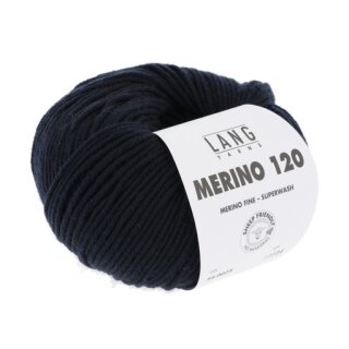 Merino 120 34.0025 nachtblau
