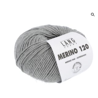 Merino 120 34.0324 grau melange