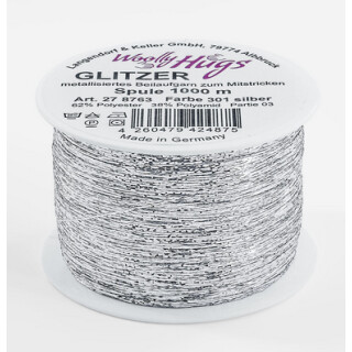 Woolly Hugs Glitzer 301 silber