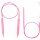 LYKKE Rundstricknadel Blush (80 cm lang) 4,5
