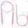 LYKKE Rundstricknadel Blush (80 cm lang) 9,0