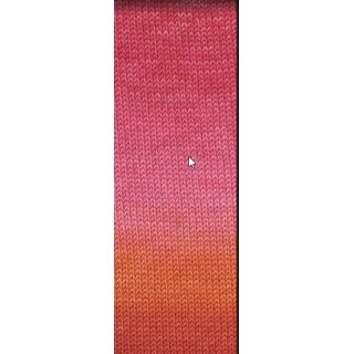 MERINO 120 DÉGRADÉ Superwash 37.0016 rosa / orange / rot