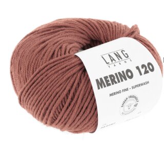 Merino 120 34.0187 ziegel dunkel