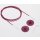 KnitPro Nadelseil purple Swivel Stainless Steel Cable f&uuml;r austauschbare Nadelspitzen 360 Grad