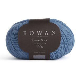 Rowan Sock made with super wash wool 0007 sapphire