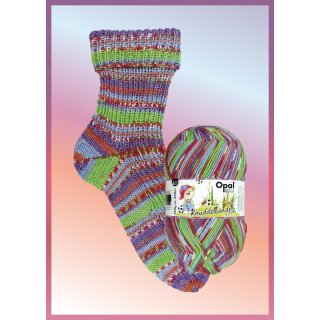 Opal Sockenwolle 6-fach Knuddelbande  11320 Fußballbär