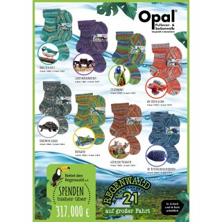 Opal Pullover- & Sockenwolle Regenwald 21