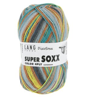 SUPER SOXX COLOR 4-ply DISCO SOXX Superwash