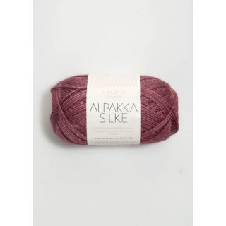 Alpakka Silke 4244 mørk gammelrosa