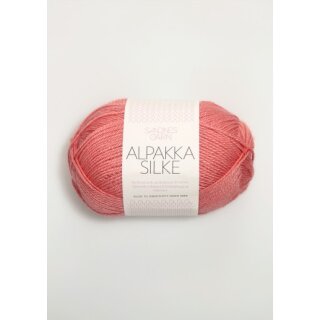 Alpakka Silke 4316 støvet korall