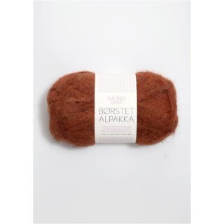 Borstet Alpakka 3355 rust