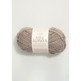 Mini Alpakka 2650 gråbeige melert