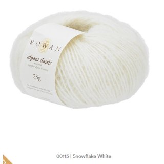 Alpaca Classic 115 snowflake white