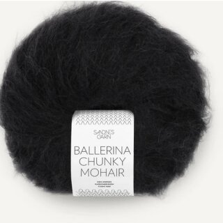BALLERINA CHUNKY MOHAIR 1099 svart