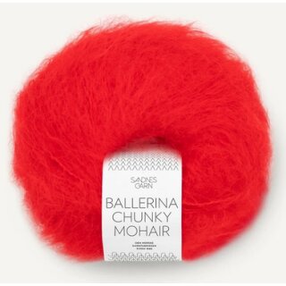 BALLERINA CHUNKY MOHAIR 4018 scarlet