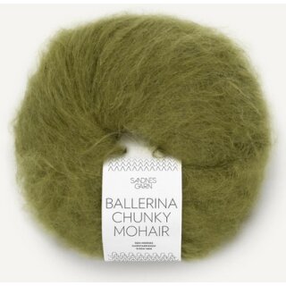 BALLERINA CHUNKY MOHAIR 9563 moss green