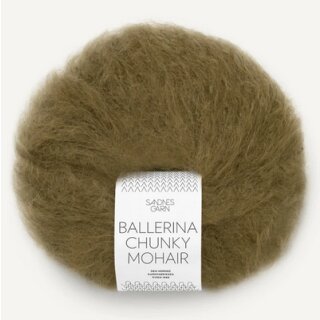 BALLERINA CHUNKY MOHAIR 9873 dark olive
